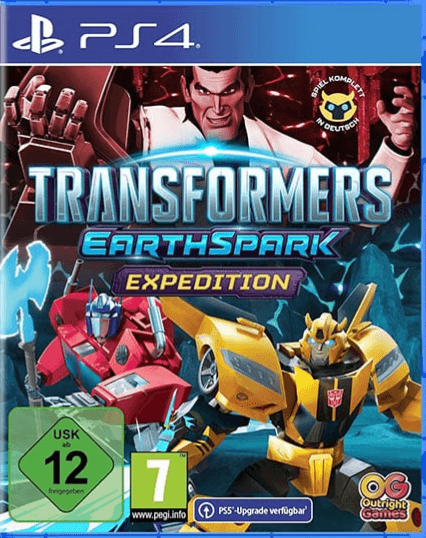 Transformers: Earthspark - Expedition box art for Playstation 4